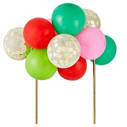 Balloon Cake Topper - Holiday
