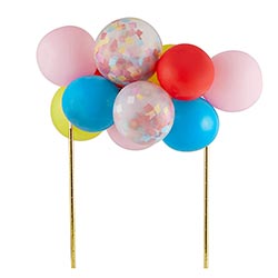Balloon Cake Topper - Rainbow